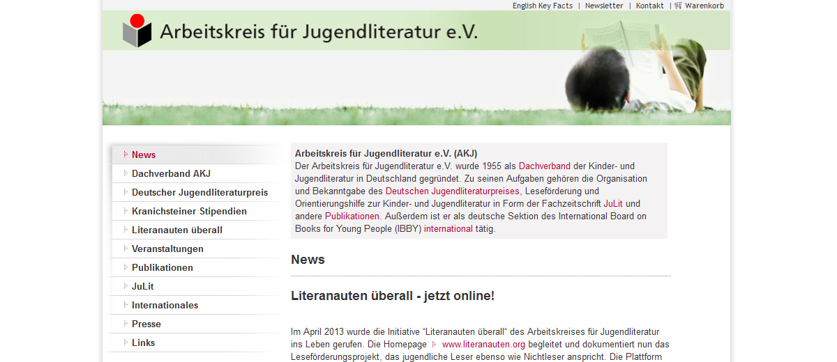 Projekte - Arbeitskreis Jugendliteratur - Wirth & Horn Informationssysteme